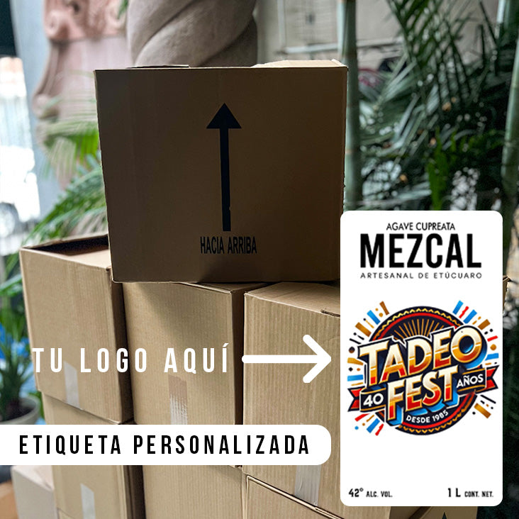Cupreata Original de Etúcuaro Presentación Etiqueta Personalizada